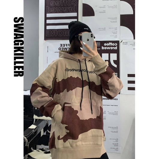 Sudadera con Capucha Oversize de Manga Larga - Estilo Europeo Casual - Image 3