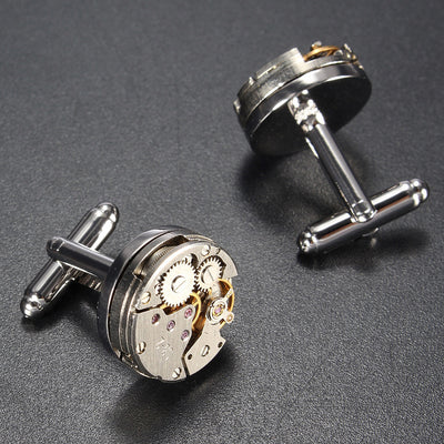 Gemelos con Movimiento de Reloj Mecánico para Hombre - Image 8