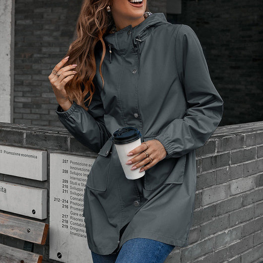 Chaqueta Deportiva Impermeable con Cierre de Media Longitud - Image 18