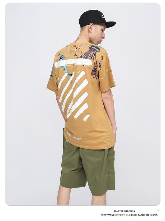 Camiseta Unisex Estampado Graffiti Street Style - Image 13
