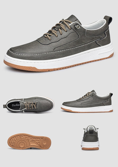 Zapatos Casuales de Cuero Genuino con Suela Gruesa - Diseño Retro Artesanal - Image 12