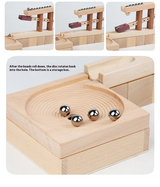 Bloques de Madera Maciza para Pista de Carreras - Juguete Educativo de Construcción Infantil - Image 9