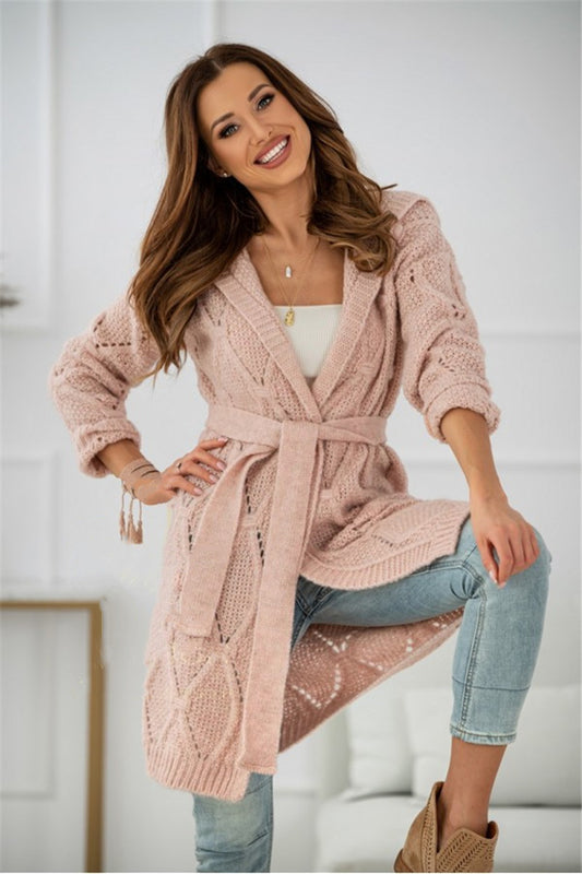 Cardigan Tejido Amazon de Manga Larga - Suéter Casual Versátil - Image 2