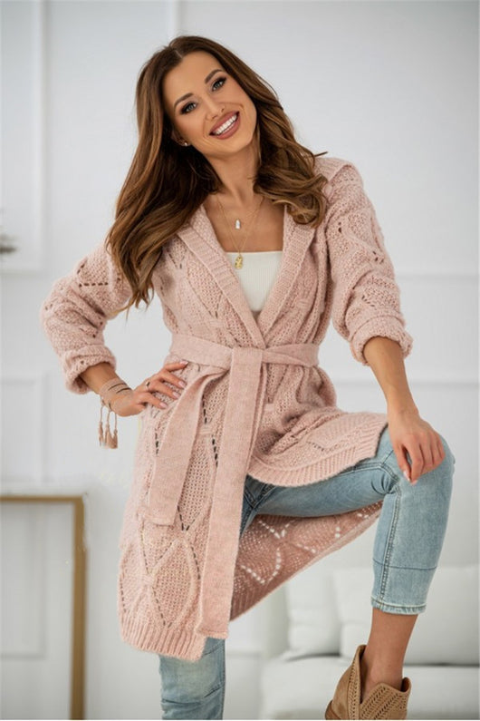 Cardigan Tejido Amazon de Manga Larga - Suéter Casual Versátil - Image 2