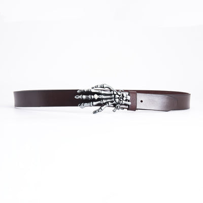 Cinturón de Cuero para Hombre Calavera Cabeza Grande Motociclista - Image 12