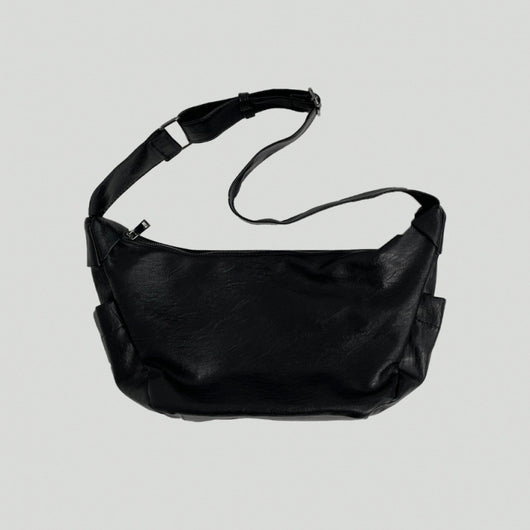 Bolsa Mensajera de Cuero PU para Hombre - Capacidad Grande, Estilo Minimalista - Image 4