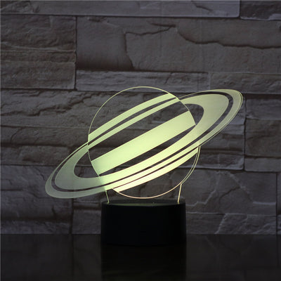 Lámpara Táctil 3D Sistema de Planetas - Luz Nocturna Multicolor - Image 3