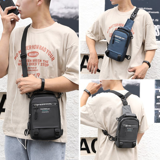 Bolsa Mensajero Multifuncional para Hombre - Ideal para Aventuras al Aire Libre - Image 4