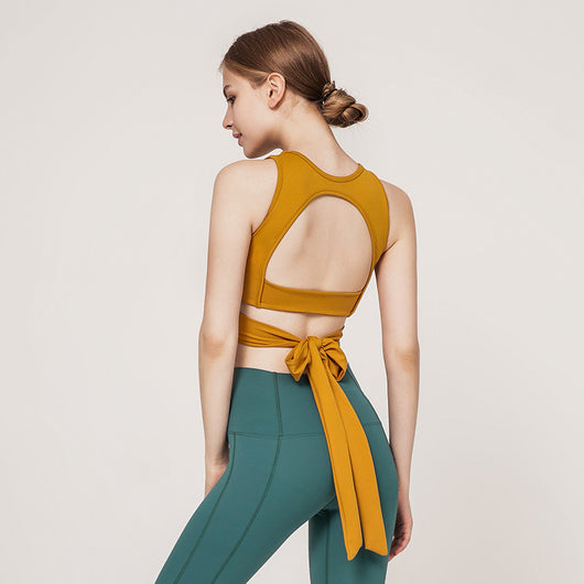 Traje de Yoga Ajustado con Espalda Descubierta - Secado Rápido - Image 7