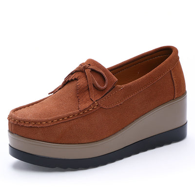 Zapatos Casuales para Mujer con Diseño de Moño y Plataforma Gruesa - Image 10