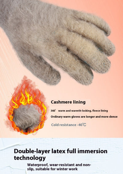 Guantes de Trabajo Aislados con Forro Térmico para Protección contra el Frío - Image 9