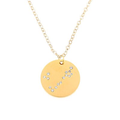 Collar Constelaciones con Diamantes de Acero Titanio para Mujer - Image 12