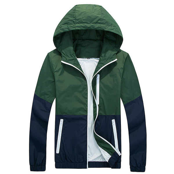 Chamarra Impermeable Unisex Primavera Otoño con Capucha - Image 6