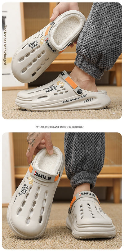 Pantuflas Cálidas de Algodón con Forro Polar para Hombre - Image 10