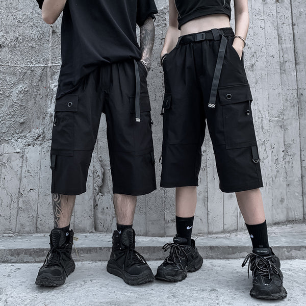 Pantalones Cortos Holgados de Trabajo Unisex - Estilo Cargo Moderno