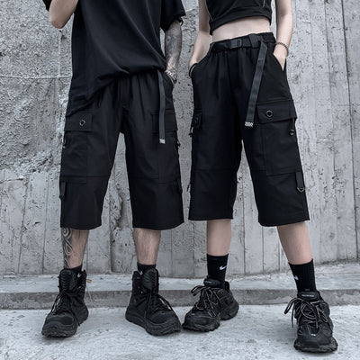 Pantalones Cortos Holgados de Trabajo Unisex - Estilo Cargo Moderno