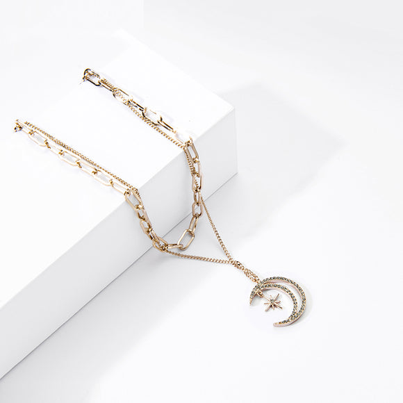 Collar Xingyue Cadena de Clavícula para Mujer