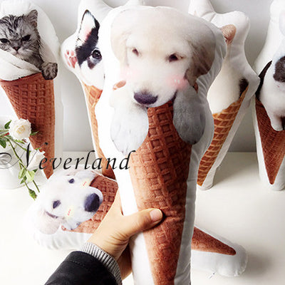 Almohada Personalizada con Forma de Helado