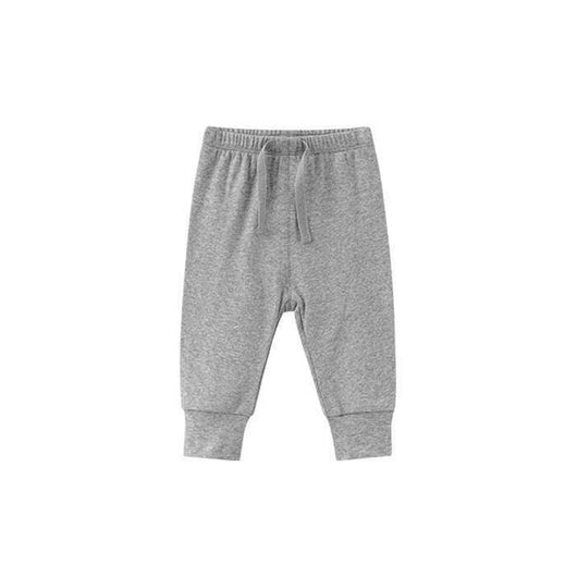 Pantalones Casuales de Banda Elástica para Bebé 0-12 Meses - Colores Sólidos - Image 6