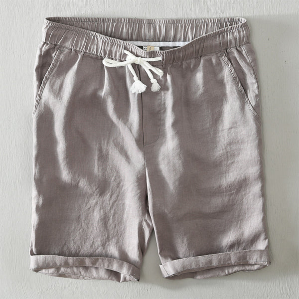 Pantalones Cortos Casuales Hombre Cintura Ajustable Diseño Clásico