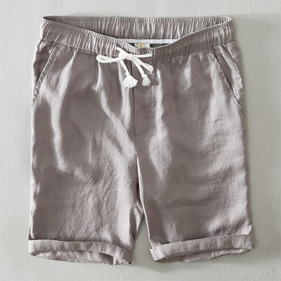 Pantalones Cortos Casuales Hombre Cintura Ajustable Diseño Clásico - Image 2