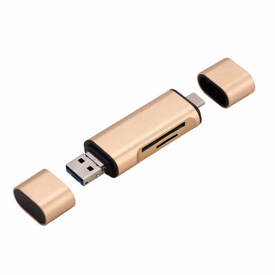 Lector de Tarjetas USB Multifunción Type-C - Aluminio Premium para TF, SD y OTG - Image 2