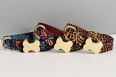 Collar para Mascotas con Diseño Étnico y Hebilla de Hueso - Image 20