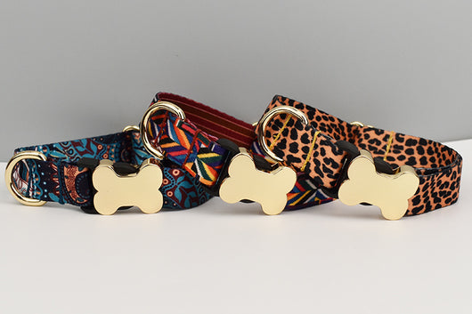 Collar para Mascotas con Diseño Étnico y Hebilla de Hueso - Image 20