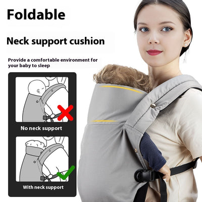 Mochila Portabebé Ergonómica Algodón - Frente y Espalda - Image 2