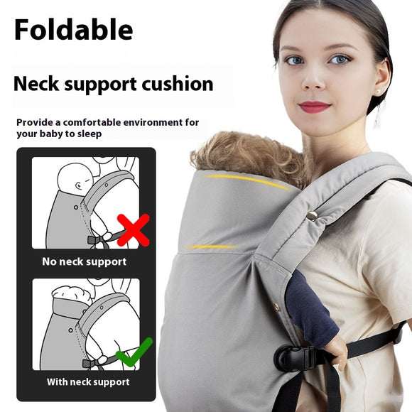 Mochila Portabebé Ergonómica Algodón - Frente y Espalda