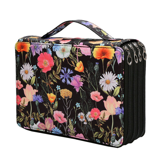 Estuche Organizador de Lápices Multicolor con 4 Compartimentos y Cierre - Image 6