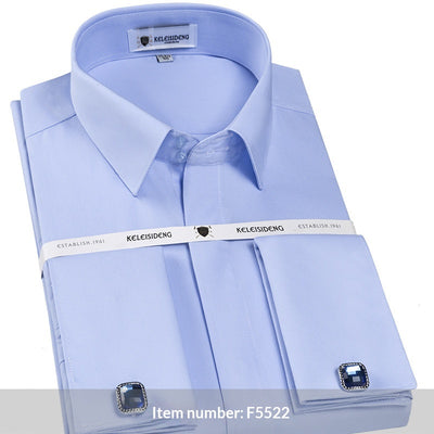 Gemelos Resistentes a Arrugas Estilo Francés para Camisas de Hombre - Image 5
