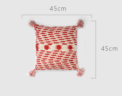 Funda de Cojín Nórdico Minimalista de Algodón con Borlas - Image 7