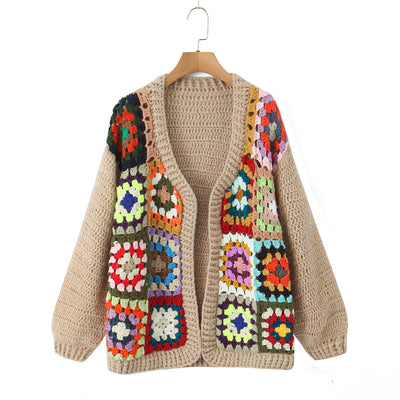 Suéter Holgado con Bordado Floral para Mujer - Image 4