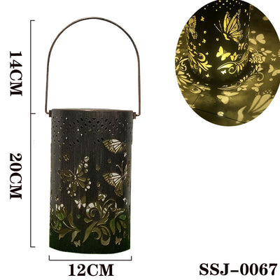Lámpara Solar Mariposa con Proyección para Jardín - Image 7