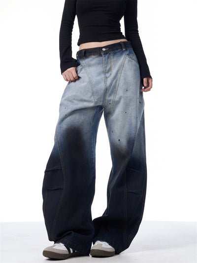 Pantalones Anchos Tie-Dye Degradado para Mujer - Image 13