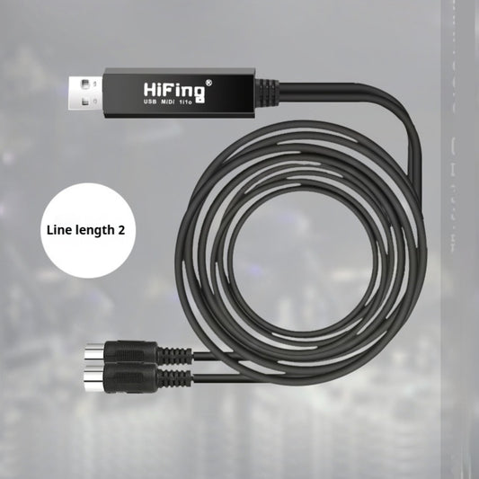 Cable Conversor USB a MIDI para Teclados Electrónicos