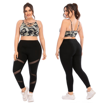 Conjuntos de Yoga y Fitness Talla Grande Europeos y Americanos