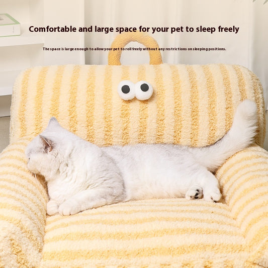 Sofá Cama para Mascotas con Soporte Térmico Invierno