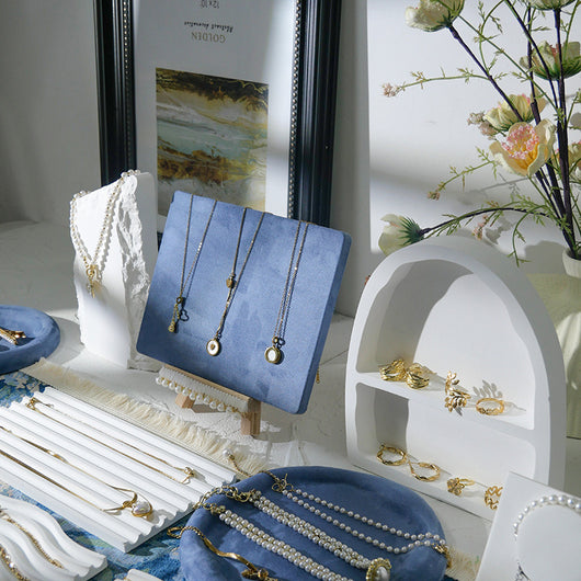 Bandeja Exhibidora de Yeso para Joyas - Organizador de Collares y Pulseras - Image 5