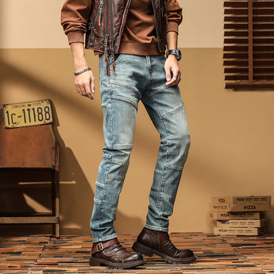 Pantalón Vaquero Azul Slim Fit Elástico de Corte Recto - Image 11