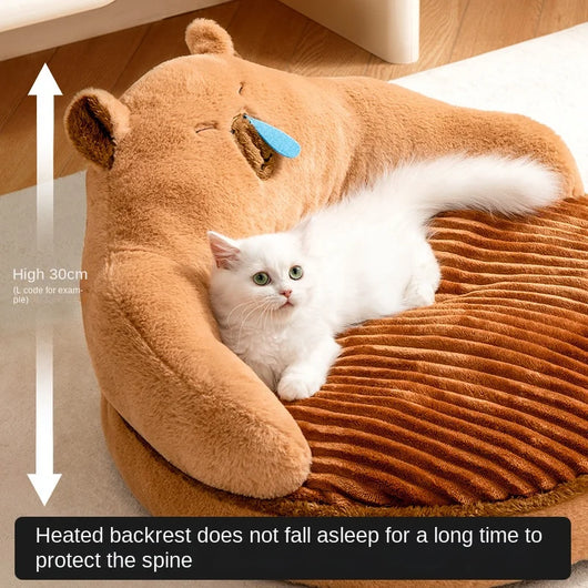 Cama Princesa para Gatos - Sofá Desmontable y Lavable para Múltiples Mascotas - Image 6