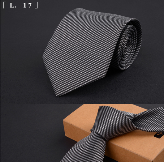 Corbata Ejecutiva Premium 8cm - Diseño Clásico Negro, Rojo y Azul - Image 21