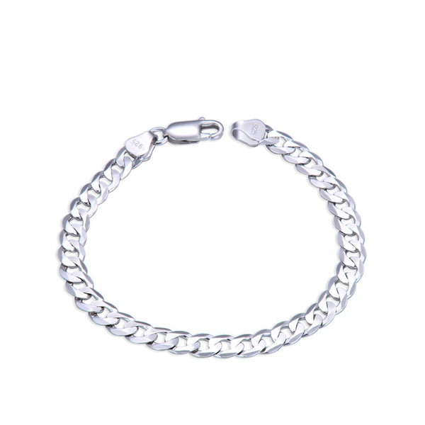 Pulsera de Plata para Hombre Estilo Látigo Trenzado - Image 2