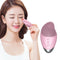 Limpiador facial eléctrico con calor y silicona