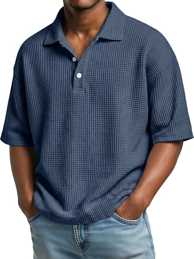 Camisa Minimalista de Punto Texturizado con Cuello Clásico - Image 12