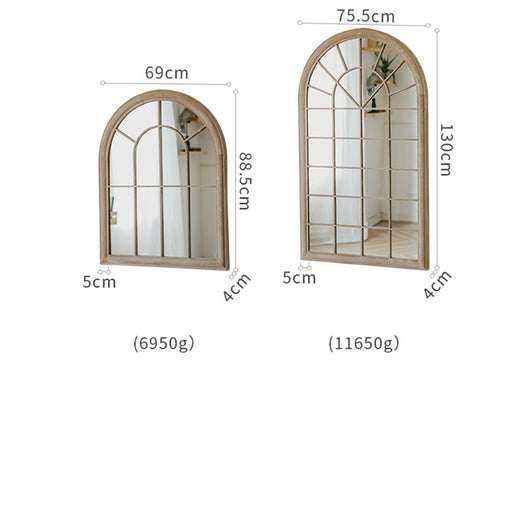 Espejo de Pared Falsa Ventana Retro Estilo Francés - Image 7