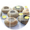 Portavelas Decorativo de Piedras Naturales