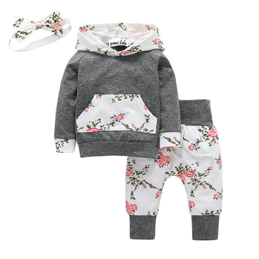 Conjunto de Sudadera Floral Lucia - Set de 3 Piezas para Niños - Image 2