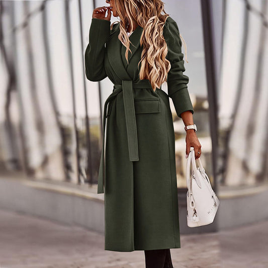 Abrigo Impermeable para Mujer con Cinturón - Diseño Clásico y Acolchado - Image 2